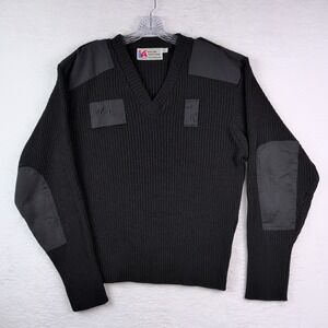 Vintage Horace Small Commando Sweater XL Mens Black 100% U-57 USA Made